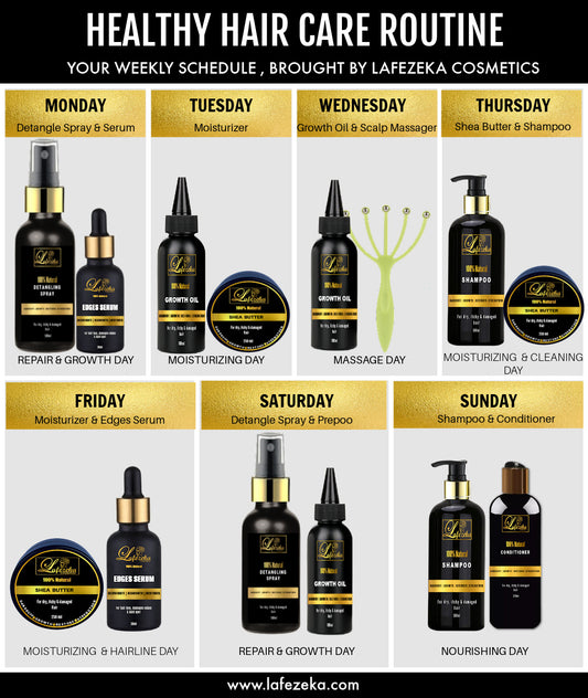 Healthy Hair Care Routine