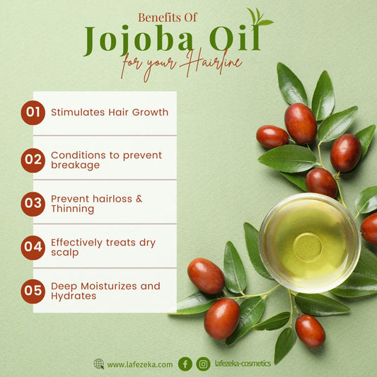 Unlock the Secret to Luscious Edges and a Stunning Hairline with Jojoba Oil