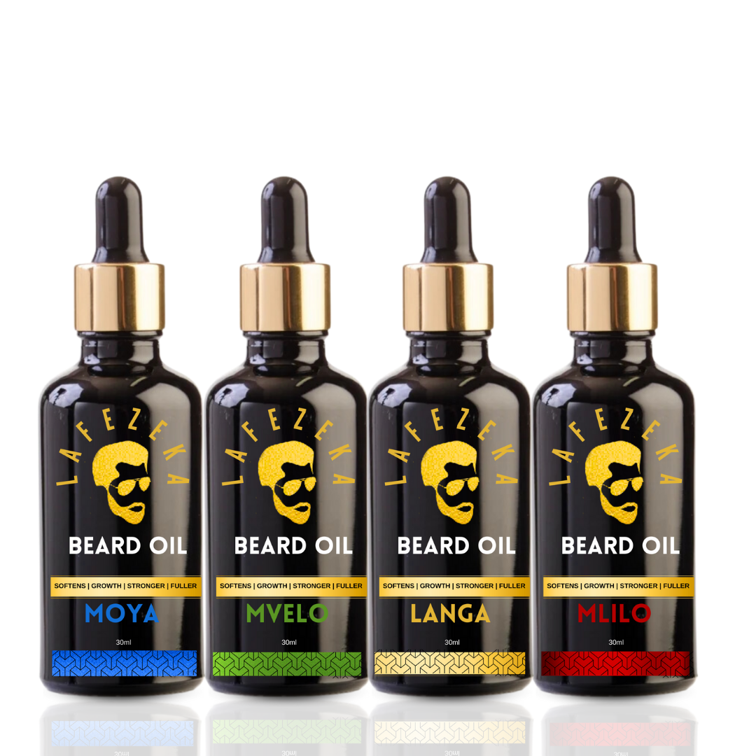 Lafezeka - Men's Beard Oil 4 Variety Scents Pack