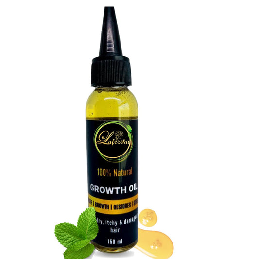 Natural hair growth castor mint oil