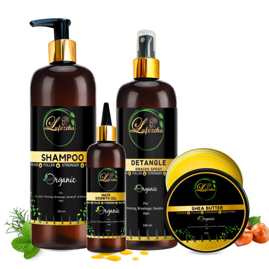 LAFEZEKA HAIR CARE  ESSENTIAL BUNDLE